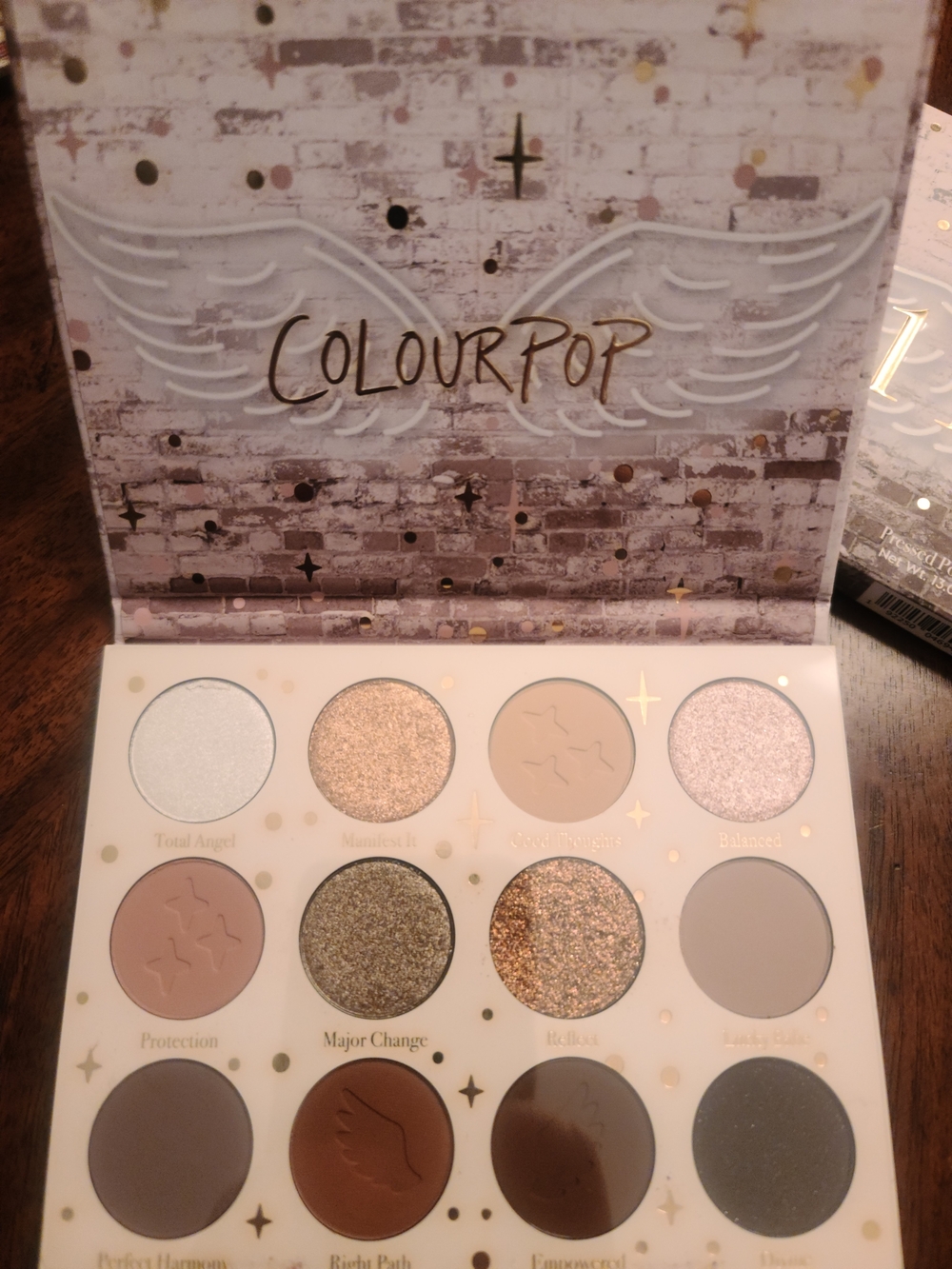 🪷✨️ColourPop Angel Neutral Glow Eyeshadow Palette — Champagne, Taupe & Gold Mix